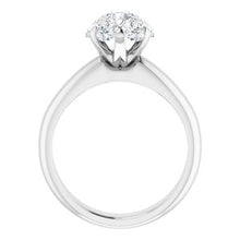 Load image into Gallery viewer, 18K White 1 1/5 CTW Diamond Cluster Engagement Ring
