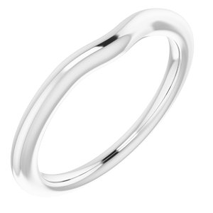 Sterling Silver Band for 5.2 mm Round Ring