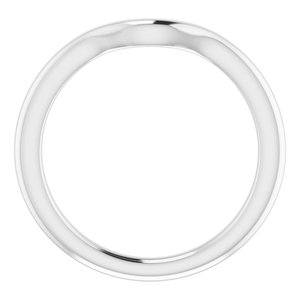Sterling Silver Band for 7x5 mm Oval Ring