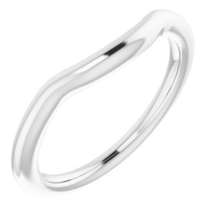 Sterling Silver Band for 7 mm Cushion Ring