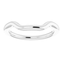 Load image into Gallery viewer, Sterling Silver Band for 9x7 mm Emerald Ring
