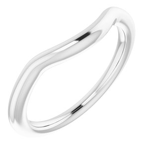 Sterling Silver Band for 8 mm Round Ring