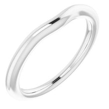 Load image into Gallery viewer, Sterling Silver Band for 5 mm Cushion Ring
