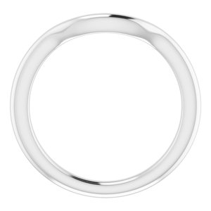 Sterling Silver Band for 7 mm Cushion Ring