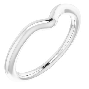 Sterling Silver Band for 8x4 mm Marquise Ring