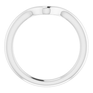 Sterling Silver Band for 8x5 mm Pear Ring