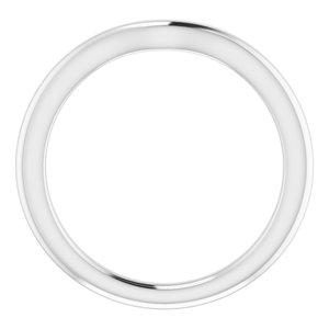Sterling Silver Band for 5.2 mm Round Ring