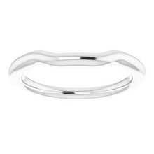 Load image into Gallery viewer, Sterling Silver Band for 6 mm Asscher Ring
