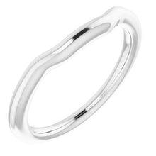 Load image into Gallery viewer, Sterling Silver Band for 5.5 mm Square Ring

