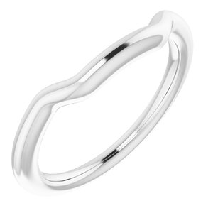 Sterling Silver Band for 7 mm Square Ring