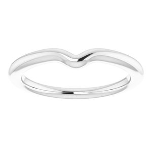 Sterling Silver Band for 7x3.5 mm Marquise Ring