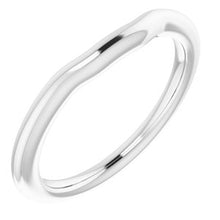 Load image into Gallery viewer, Sterling Silver Band for 5 mm Asscher Ring
