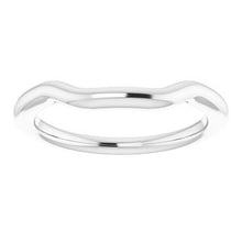 Load image into Gallery viewer, Sterling Silver Band for 7 mm Asscher Ring
