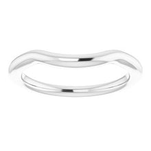 Load image into Gallery viewer, Sterling Silver Band for 7 mm Cushion Ring
