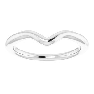 Sterling Silver Band for 9x4.5 mm Marquise Ring