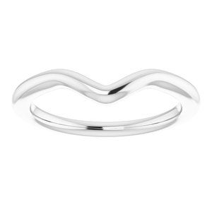 Sterling Silver Band for 8x6 mm Pear Ring