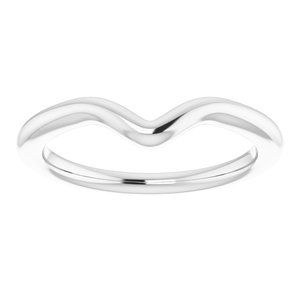 Sterling Silver Band for 8x5 mm Pear Ring