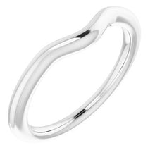 Load image into Gallery viewer, Sterling Silver Band for 7x5 mm Oval Ring
