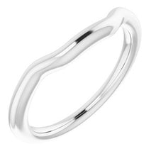 Load image into Gallery viewer, Sterling Silver Band for 7 mm Asscher Ring
