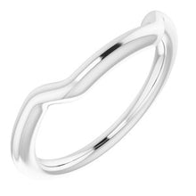 Load image into Gallery viewer, Sterling Silver Band for 8 mm Square Ring
