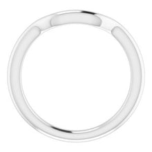 Load image into Gallery viewer, Sterling Silver Band for 8x6 mm Emerald Ring
