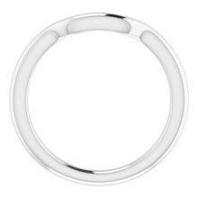 Load image into Gallery viewer, Sterling Silver Band for 7x5 mm Emerald Ring

