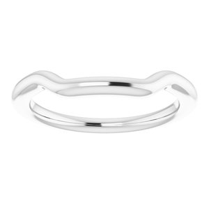 Sterling Silver Band for 7 mm Square Ring