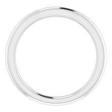 Load image into Gallery viewer, Sterling Silver Band for 4 mm Square Ring
