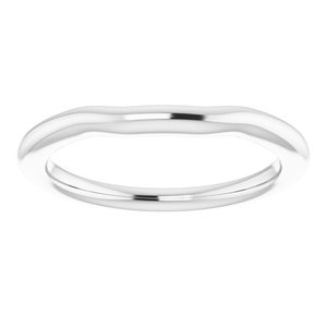Sterling Silver Band for 4.5 mm Square Ring