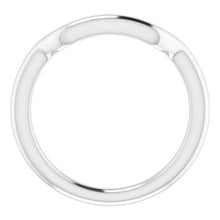 Load image into Gallery viewer, Sterling Silver Band for 8 mm Square Ring
