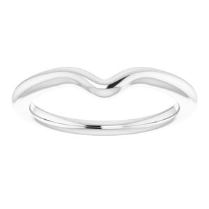 Sterling Silver Band for 8x4 mm Marquise Ring