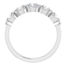 Load image into Gallery viewer, 14K White 7/8 CTW Diamond Anniversary Band
