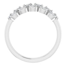 Charger l&#39;image dans la galerie, 14K White 1 CTW Diamond Anniversary Band
