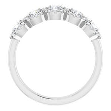 Charger l&#39;image dans la galerie, Bande d&#39;anniversaire en diamant blanc 3/4 CTW 14K
