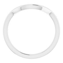 Load image into Gallery viewer, Sterling Silver 12x8 mm Pear Band
