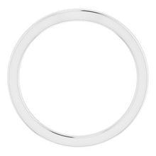 Load image into Gallery viewer, Sterling Silver 5 mm Asscher Band
