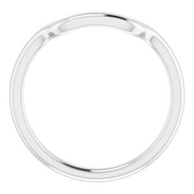 Charger l'image dans la galerie, Sterling Silver Band for 8x8 mm Square Ring
