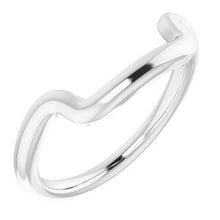Charger l'image dans la galerie, Sterling Silver Band for 10x10 mm Square Ring
