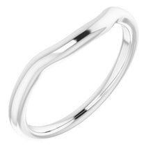 Charger l'image dans la galerie, Sterling Silver Band for 6x4 mm Oval Ring
