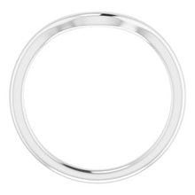Charger l'image dans la galerie, Sterling Silver Band for 8x6 mm Oval Ring
