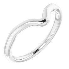 Charger l'image dans la galerie, Sterling Silver Band for 9x4.5 mm Marquise Ring
