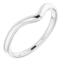 Charger l'image dans la galerie, Sterling Silver Band for 6x4 mm Pear Ring
