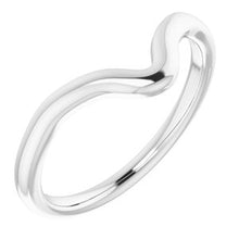 Charger l'image dans la galerie, Sterling Silver Band for 9x6 mm Pear Ring
