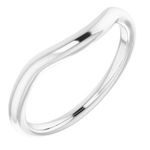 Charger l'image dans la galerie, Sterling Silver Band for 6x6 mm Cushion Ring
