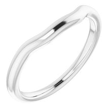 Load image into Gallery viewer, Sterling Silver Band for 5x5 mm Cushion Ring
