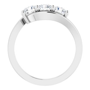14K White 1 CTW Diamond Anniversary Ring
