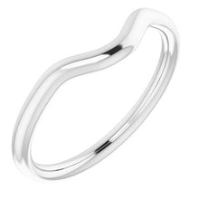 Charger l'image dans la galerie, Sterling Silver Band for 6.5 mm Round Ring
