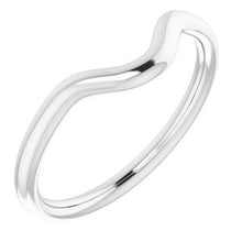 Charger l'image dans la galerie, Sterling Silver Band for 8x6 mm Oval Ring
