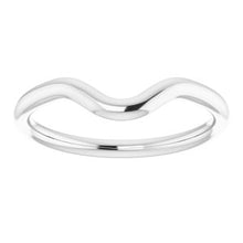Charger l&#39;image dans la galerie, Sterling Silver Band for 7x5 mm Oval Ring

