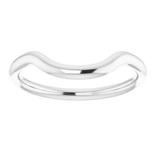 Charger l'image dans la galerie, Sterling Silver Band for 10 mm Cushion Ring
